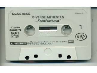 Kerst Diverse Artiesten Kerstfeest met 14 nrs cassette 1980 ZGAN