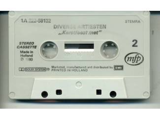 Kerst Diverse Artiesten Kerstfeest met 14 nrs cassette 1980 ZGAN
