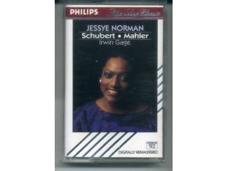 Cassettebandjes Jessye Norman Schubert Mahler Irwin Gage 10 nrs cassette1972