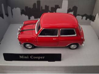 Auto's Mini Cooper Rood Schaal 1:43