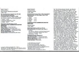 Cassettebandjes Mozart - Haydn - Danzi ein musikalischer Spass cassette ZGAN