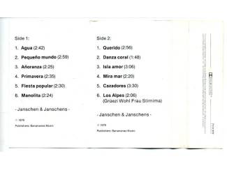 Cassettebandjes Conquistador &lrm;Agua 12 nrs cassette 1979 ZGAN