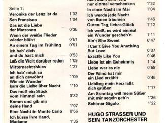 Cassettebandjes Hugo Strasser Und Sein Tanzorchester Tanzparty In Gold ZGAN