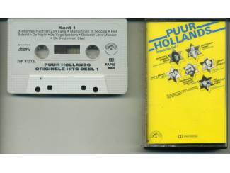 Puur Hollands Originele Hits Deel 1 12 nrs cassette ZGAN