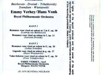 Cassettebandjes Emmy Verhey Hans Vonk Romances 5 nrs cassette 1978 ZGAN