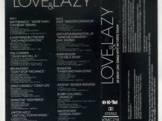 Cassettebandjes Love & Lazy 28 Great Love Songs 2 cassettes 1986 ZGAN
