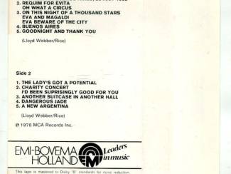 Cassettebandjes Andrew Lloyd Webber And Tim Rice &ndash; Evita 23 nrs 2 cassettes