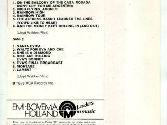 Cassettebandjes Andrew Lloyd Webber And Tim Rice &ndash; Evita 23 nrs 2 cassettes