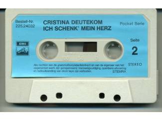Cassettebandjes Cristina Deutekom Ich Schenk' Mein Herz cassette ZGAN  Label: His