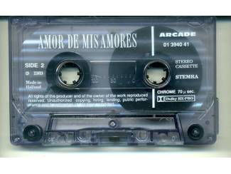 Cassettebandjes Amor De Mis Amores 14 nrs cassette 1987 ZGAN