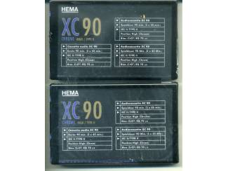 Cassettebandjes 2x HEMA XC 90 cassettes TYPE II NIEUW GESEALD