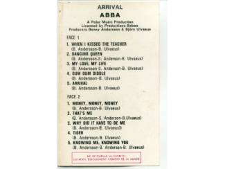Cassettebandjes ABBA &ndash; Arrival 10 nrs cassette 1976 ZGAN