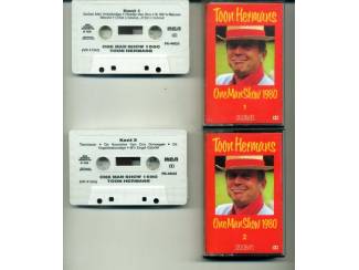 Toon Hermans &ndash; One Man Show 1980 Deel 1 & 2 15 nrs 2 cassettes