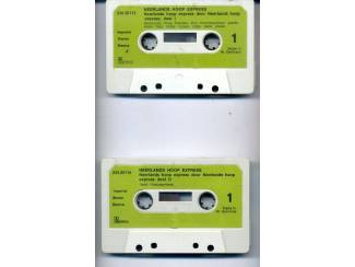Cassettebandjes Neerlands Hoop Express Deel 1 & 2 17 nrs 2 cassettes 1974 ZGAN