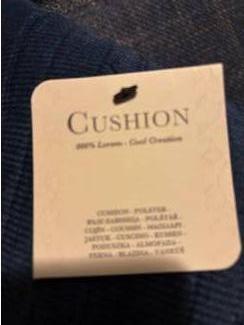 Woonaccessoires | (sier-)kussens & hoezen Blauw corduroy kussen nieuw 45 x 45 cm