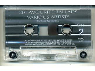 Cassettebandjes 20 Favourite Irish Ballads diverse artiesten cassette ZGAN