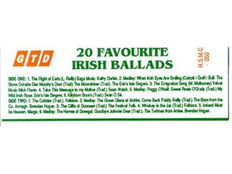 Cassettebandjes 20 Favourite Irish Ballads diverse artiesten cassette ZGAN