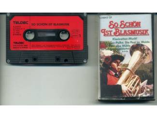 Cassettebandjes So Sch&ouml;n Ist Blasmusik 12 nrs cassette 1984 ZGAN