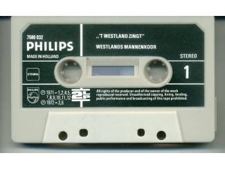Cassettebandjes Westlands Mannenkoor &ndash; 't Westland Zingt 18 nrs cassette ZGAN
