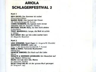 Cassettebandjes Ariola Schlagerfestival 2 13 nrs cassette 1974 ZGAN