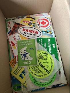 Stickers Doosje stickers (circa 3 kilo)