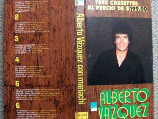 Cassettebandjes Alberto Vazquez &ndash; Con Mariachi 34 nrs 3 cassettes 1978 ZGAN