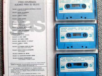 Cassettebandjes Alberto Vazquez &ndash; Con Mariachi 34 nrs 3 cassettes 1978 ZGAN