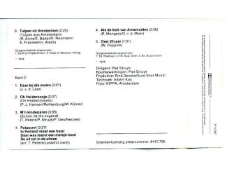 Cassettebandjes Koren Van De Lage Landen Gouden Hollandse Successen 12 nrs