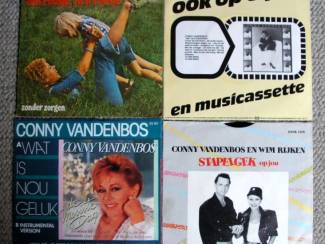 Grammofoon / Vinyl Conny Vandenbos 4 vinyl singles &euro;3 p/s 4 voor &euro;10 ZGAN