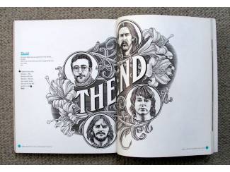 Muzikanten, Artiesten en Dj's The Beatles Illustrated Lyrics Alan Aldridge boek 2004 ZGAN