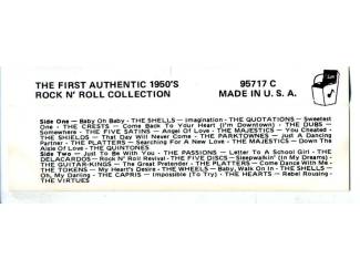 Cassettebandjes The First Authentic 1950's Rock & Roll Collection 22 nr ZGAN