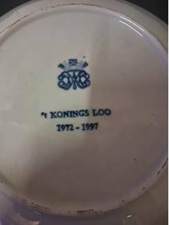 Verzamelen zeer mooi bord van 25 jaar bestaan van konigsloo in apeldoorn