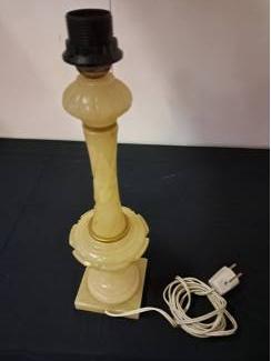 Lampen mooie marmeren schemerlamp poot