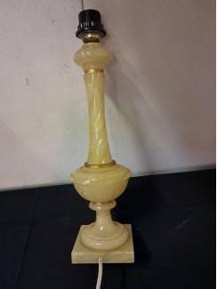 mooie marmeren schemerlamp poot