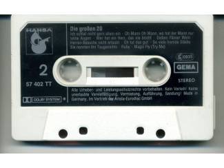 Cassettebandjes Die Grossen 20 Original cassette ZGAN