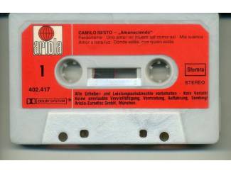 Cassettebandjes Camilo Sesto &ndash; Amaneciendo 10 nrs cassette 1980 ZGAN