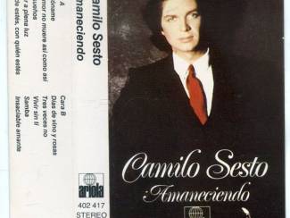Cassettebandjes Camilo Sesto &ndash; Amaneciendo 10 nrs cassette 1980 ZGAN