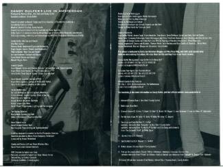 DVD Candy Dulfer Live in Amsterdam 10 nrs dvd 2001 ZGAN