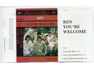 Cassettebandjes BZN &ndash; You&rsquo;re Welcome 11 nrs cassette 1982 ZGAN