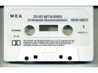 Cassettebandjes Frans Wiringer Zeg Het Met Bloemen 11 nrs cassette 1979 ZGAN
