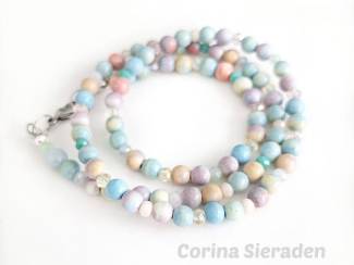 Armbanden Wikkelarmband van natuursteen