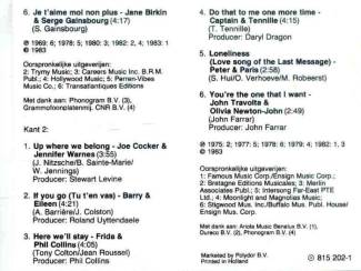 Cassettebandjes The Two Of Us The World's most Famous Duets 12 nrs cassette