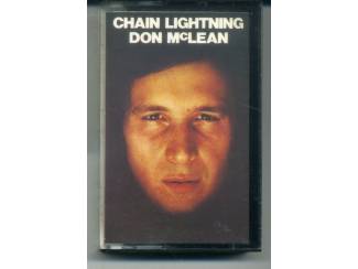 Cassettebandjes Don McLean &ndash; Chain Lightning 11 nrs cassette 1978 ZGAN