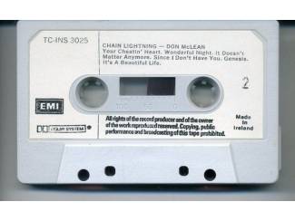 Cassettebandjes Don McLean &ndash; Chain Lightning 11 nrs cassette 1978 ZGAN