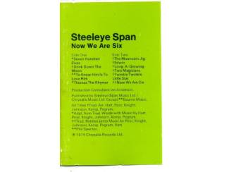 Cassettebandjes Steeleye Span &ndash; Now We Are Six 10 nrs cassette 1974 ZGAN