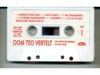 Cassettebandjes Oom Teo Vertelt cassette met sprookjes en liedjes 12 nrs ZGAN