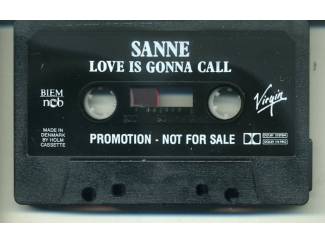 Cassettebandjes Sanne Salomonsen Love Is Gonna Call PROMO 3 nrs cassette