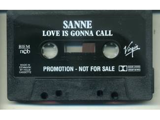 Cassettebandjes Sanne Salomonsen Love Is Gonna Call PROMO 3 nrs cassette