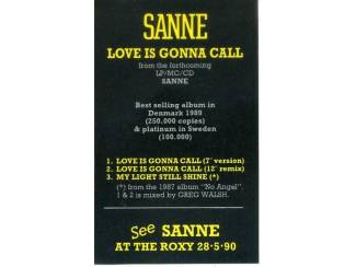 Cassettebandjes Sanne Salomonsen Love Is Gonna Call PROMO 3 nrs cassette