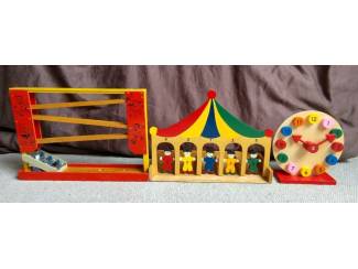 3x Vintage houten speelgoed &euro;10 p/s 3 voor &euro;25 prima staat